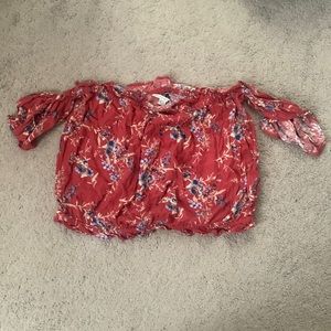Off the Shoulder Floral Top